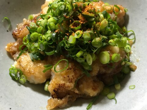 白子のこっくりバターポン酢焼き